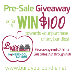 Enter to Win $100 Towards the Build Your Bundle - Homeschool Edition Sale - Up to 92% Off!