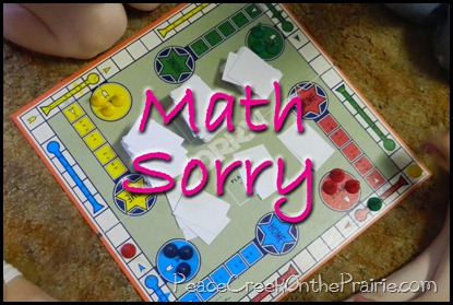 Math Sorry